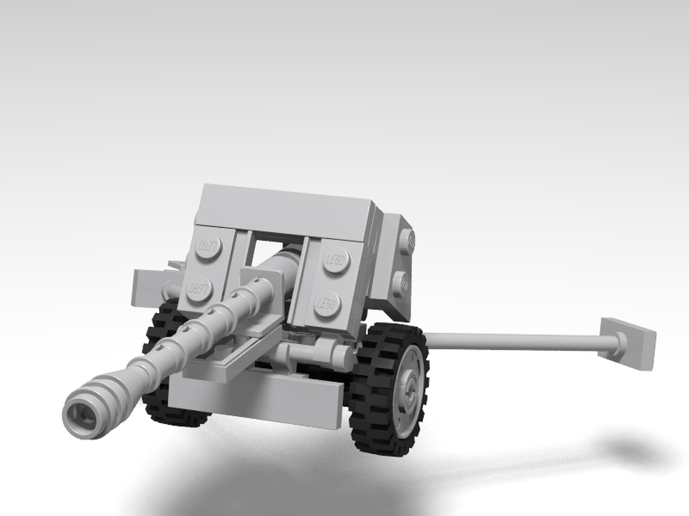 LEGO MOC 7.5 cm Pak 40 by gunsofbrickston