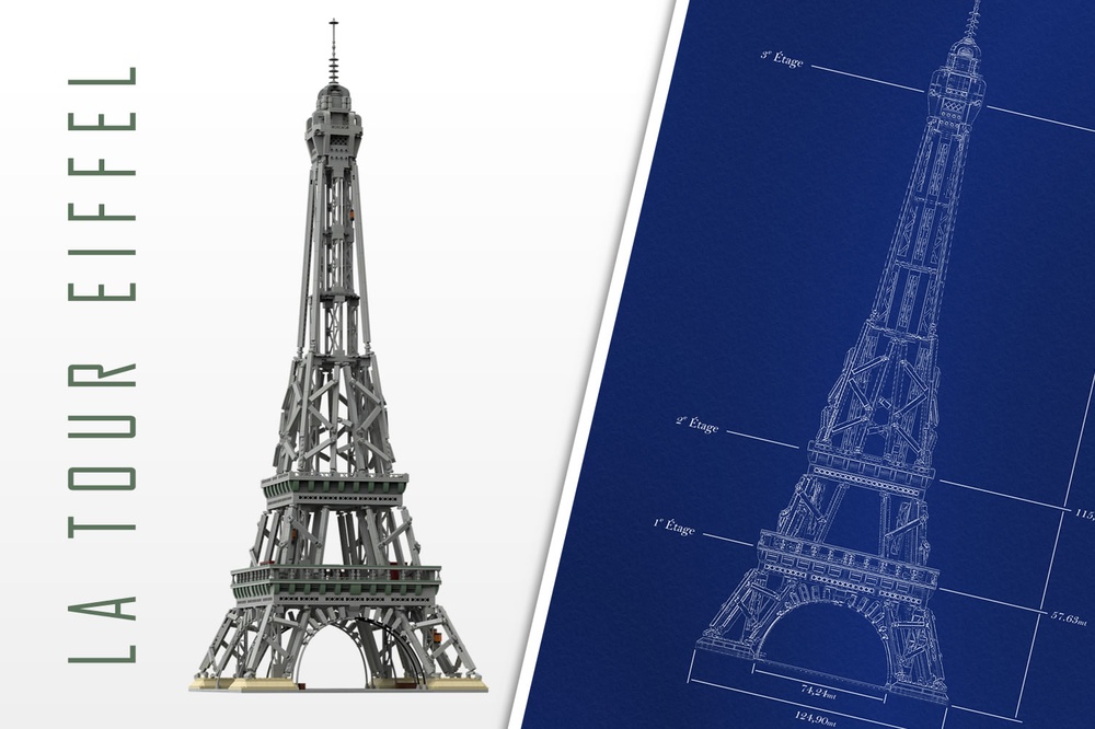 LEGO MOC La Tour Eiffel by tkel86