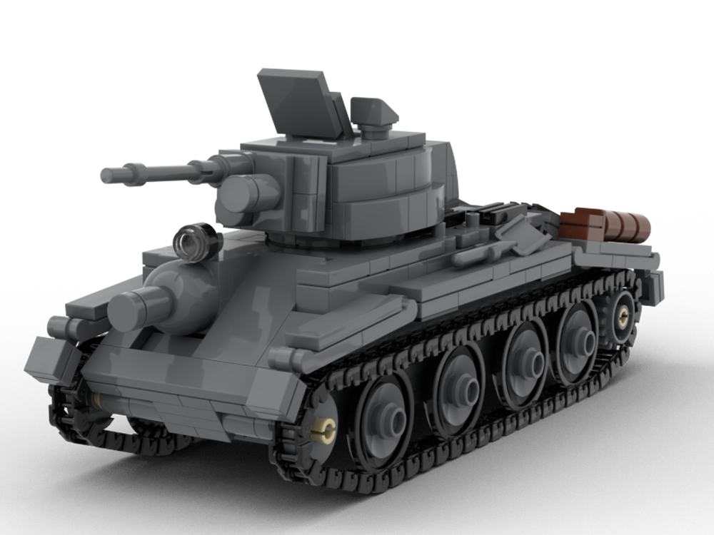 Lego Moc Polish 10tp Light Tank By Polska Bricks Rebrickable Build With Lego