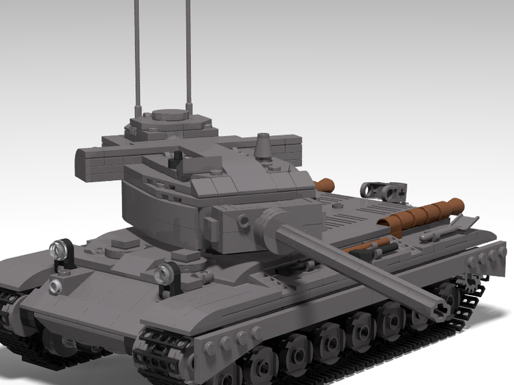 Kurve Rastløs Indtægter LEGO MOC Heavy Tank T29 by gunsofbrickston | Rebrickable - Build with LEGO