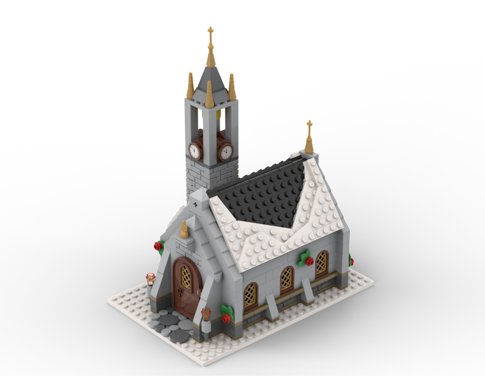 LEGO MOC Winter Chapel by MX32 | Rebrickable - Build with LEGO