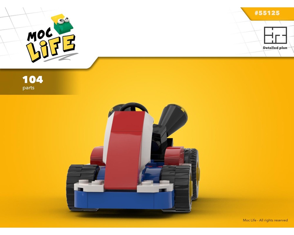 mario kart lego track