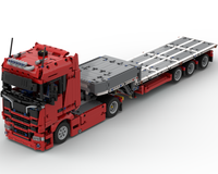 Scania truck and steering trailer