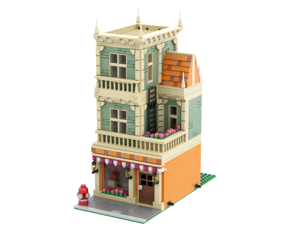 Lego Moc Modular Bakery Shop By Mocexpert. 