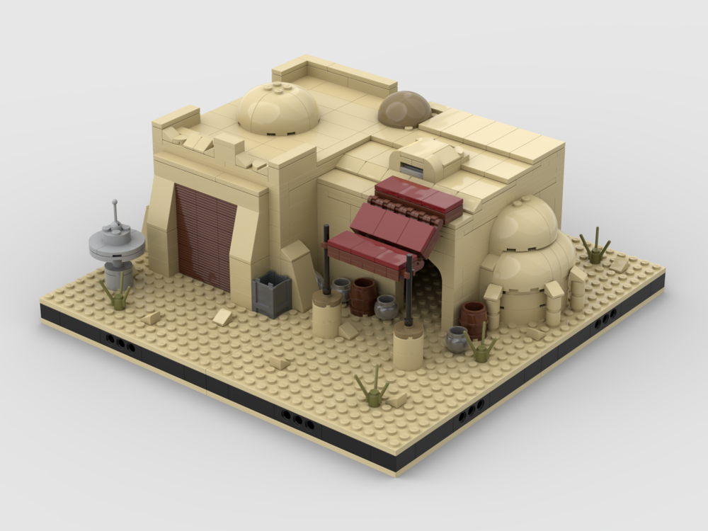 MOC Modular Tatooine Tatooine City Space Wars