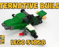 LEGO 31058 | Fighter jet aircraft with rocket launcher | Alternate Build with tutorial