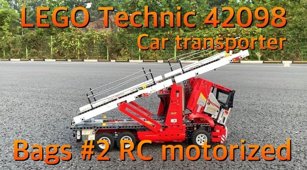 LEGO MOC LEGO Technic 42098 car transporter bags #2 Car transporter RC motorized by LEGO story | Rebrickable - Build with LEGO