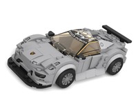 Porsche 918 Spyder in 8 Stud Wide Style