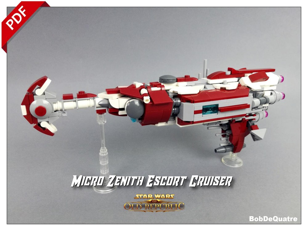 LEGO MOC-55669 Micro Zenith Escort Cruiser by BobDeQuatre