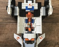 LEGO MOC 60226 Shuttle with detachable front rocket & satellite by