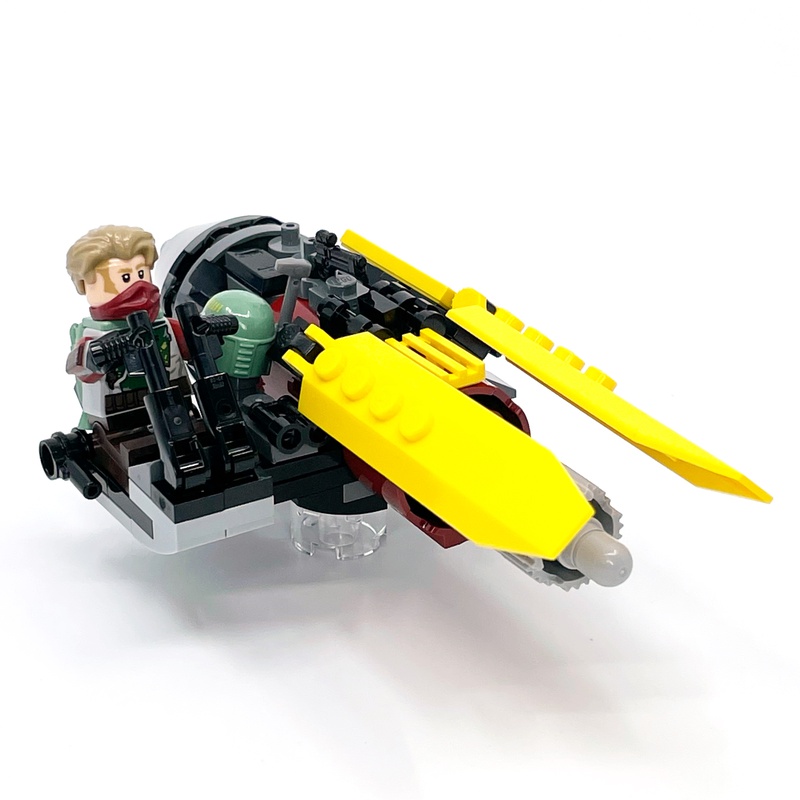 LEGO MOC Cobb Vanth\'s Swoop Bike / Speeder Bike v2 (from The Mandalorian  Season 2) by scruffybrickherder | Rebrickable - Build with LEGO
