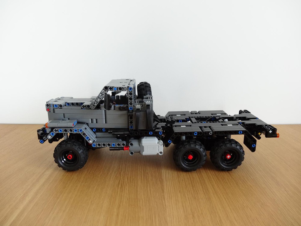 Lego Moc Truck Kraz 255 6x6 Rc By Keymaker 