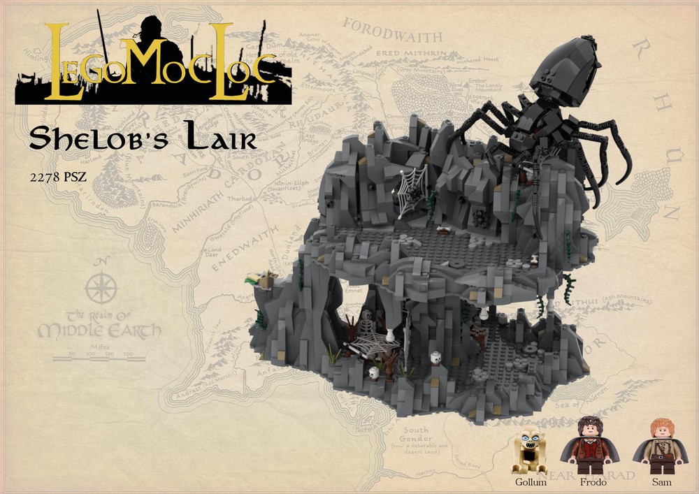 lego shelob's lair