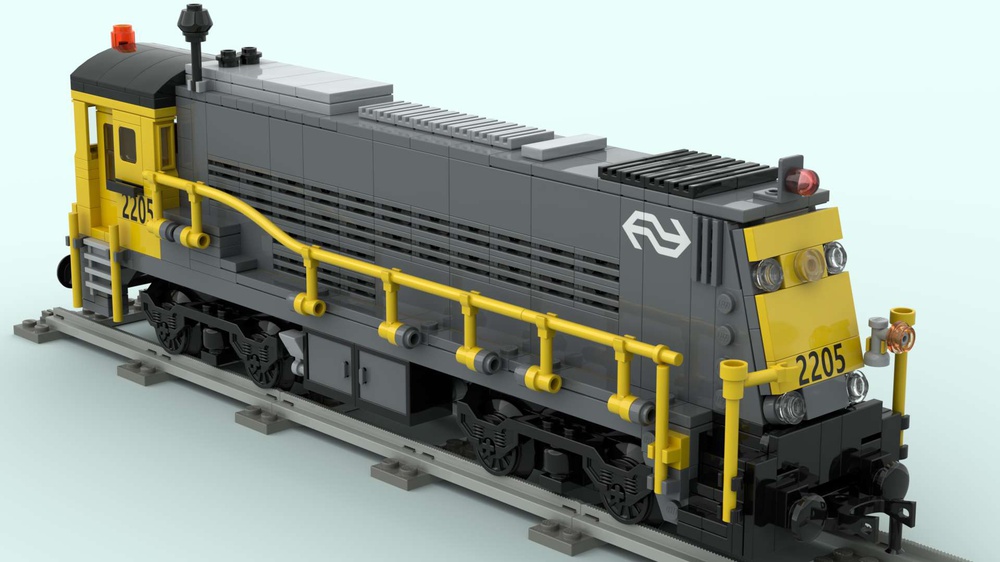 LEGO MOC Dutch 2200 Locomotive NS Cargo Loc by rcrvankempen ...