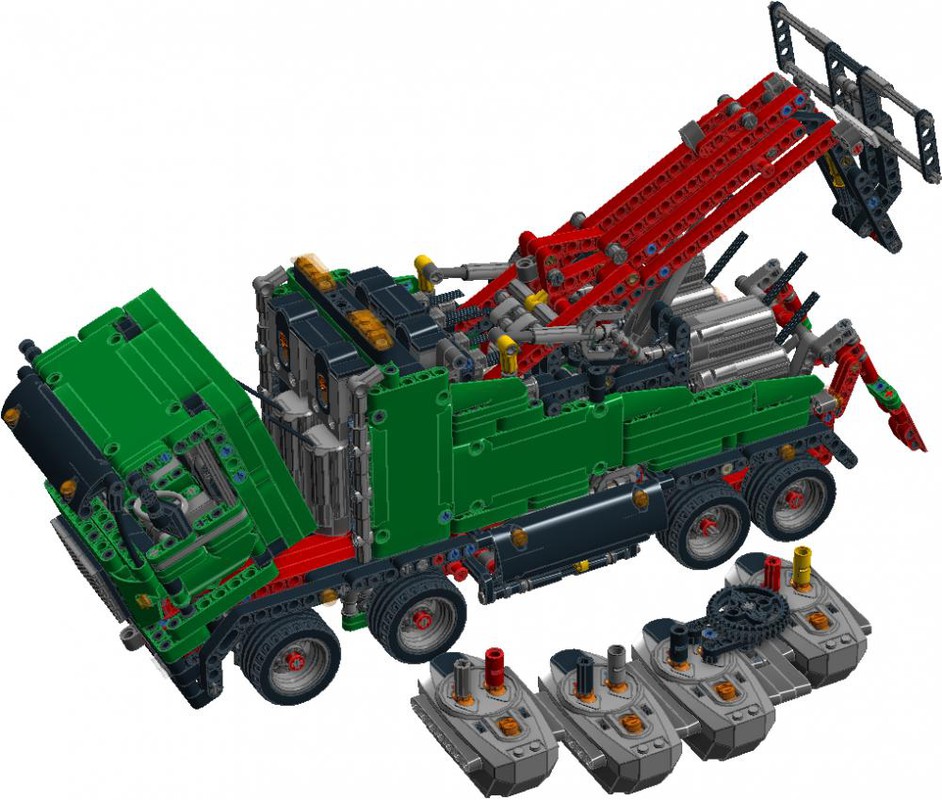 svinekød passager Nonsens LEGO MOC 42008 Service Truck Full RC by Chilekesh | Rebrickable - Build  with LEGO
