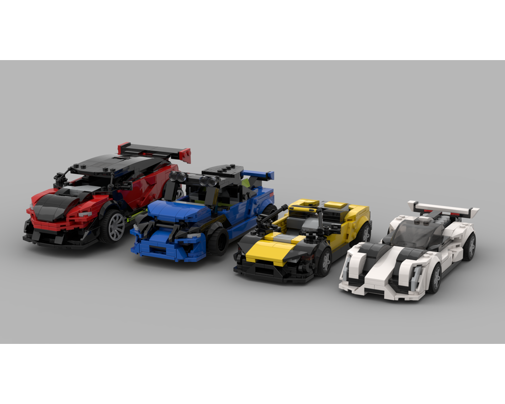 LEGO MOC Car pack #8 (8 stud wide SC style) by Mobilbenja | Rebrickable ...