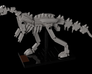 LEGO MOC Plesiosaur Skeleton - Lego Dinosaur Fossils by