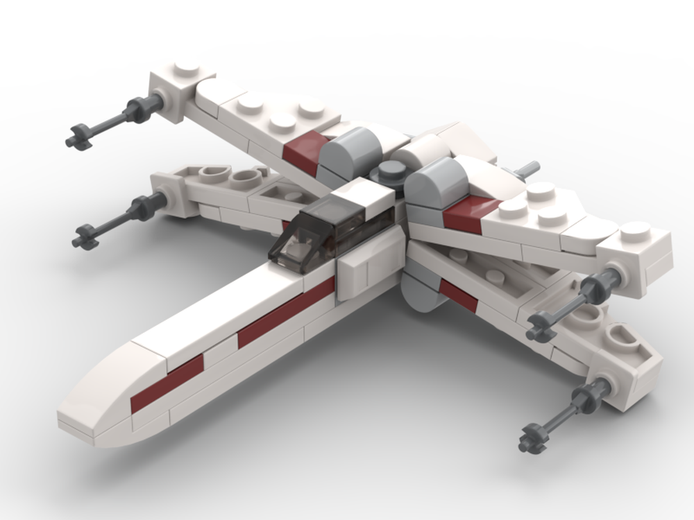 LEGO MOC Micro X Wing by Serenity Rebrickable Build with LEGO