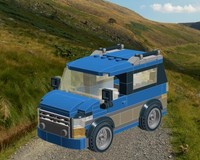 #60117 blue van MOD