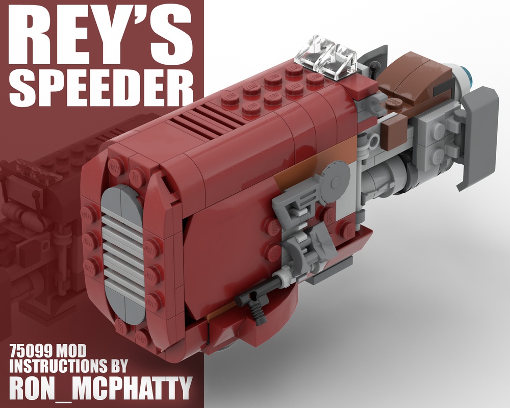 Contaminar Mal uso Consulta LEGO MOC Rey's Speeder set 75099 MOD by ron_mcphatty | Rebrickable - Build  with LEGO