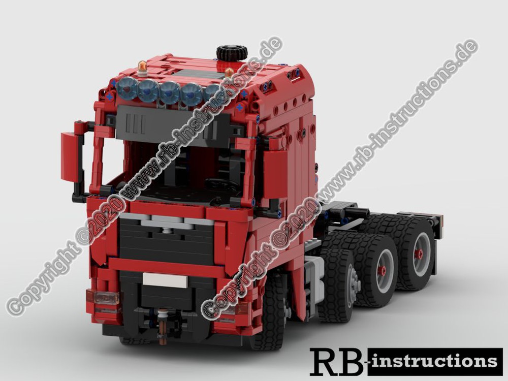 LEGO MOC Heavy duty truck 8x4/4 SLT by RB-instructions | Rebrickable - Build with