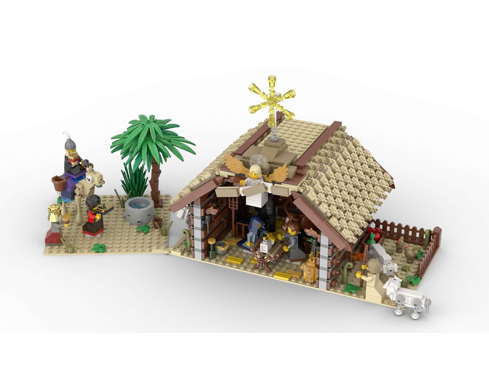 LEGO MOC Nativity Set by Brickwood Creations Rebrickable