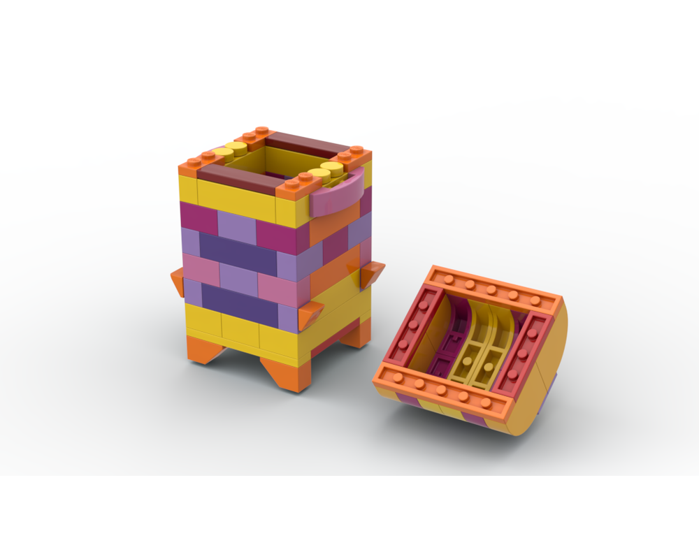 LEGO MOC 10404 Very bright jewelry box by Lenarex Rebrickable Build