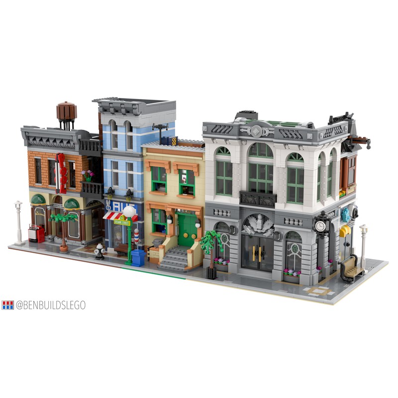 LEGO MOC Sesame Street Modular Building by benbuildslego | Rebrickable ...