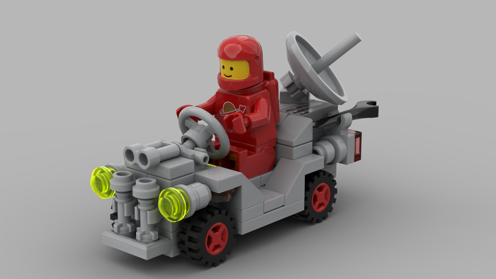LEGO MOC-56303 Classic space rover by Mobilox | Rebrickable - Build ...