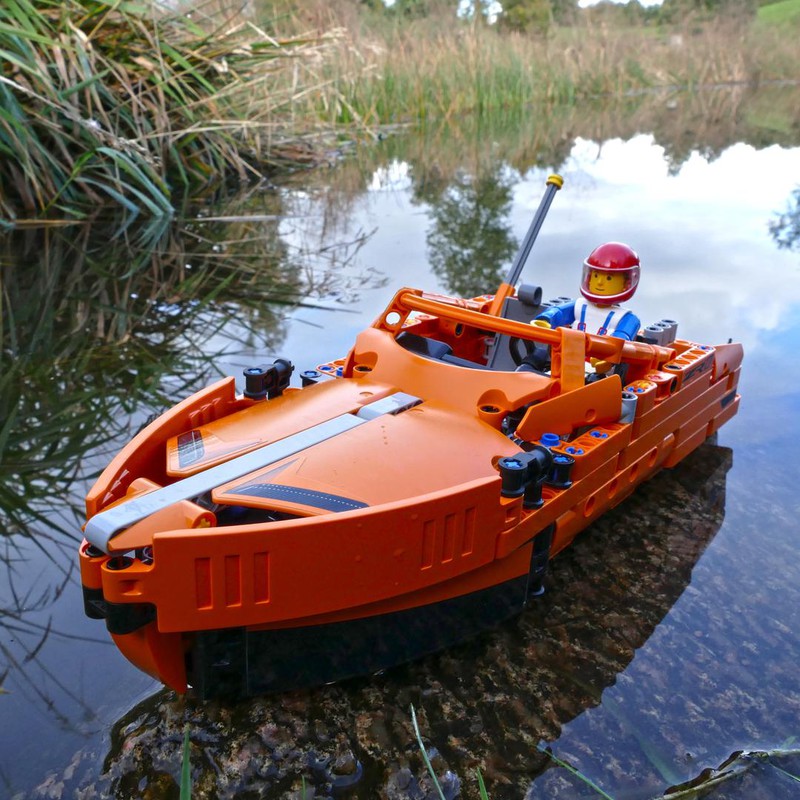 LEGO MOC Speedboat - LEGO Technic 42093 J by | - with LEGO