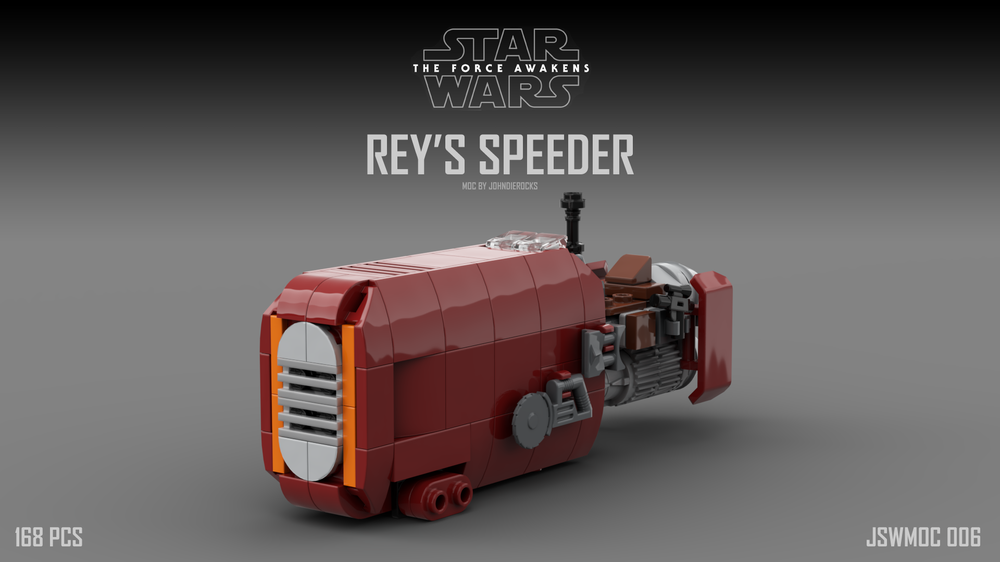 rey's speeder lego