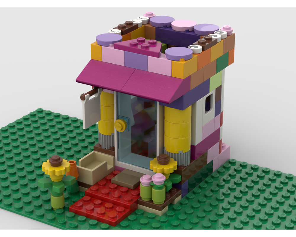 LEGO MOC 10692 Modular house base for 11005 Modular house by mathineau Rebrickable Build