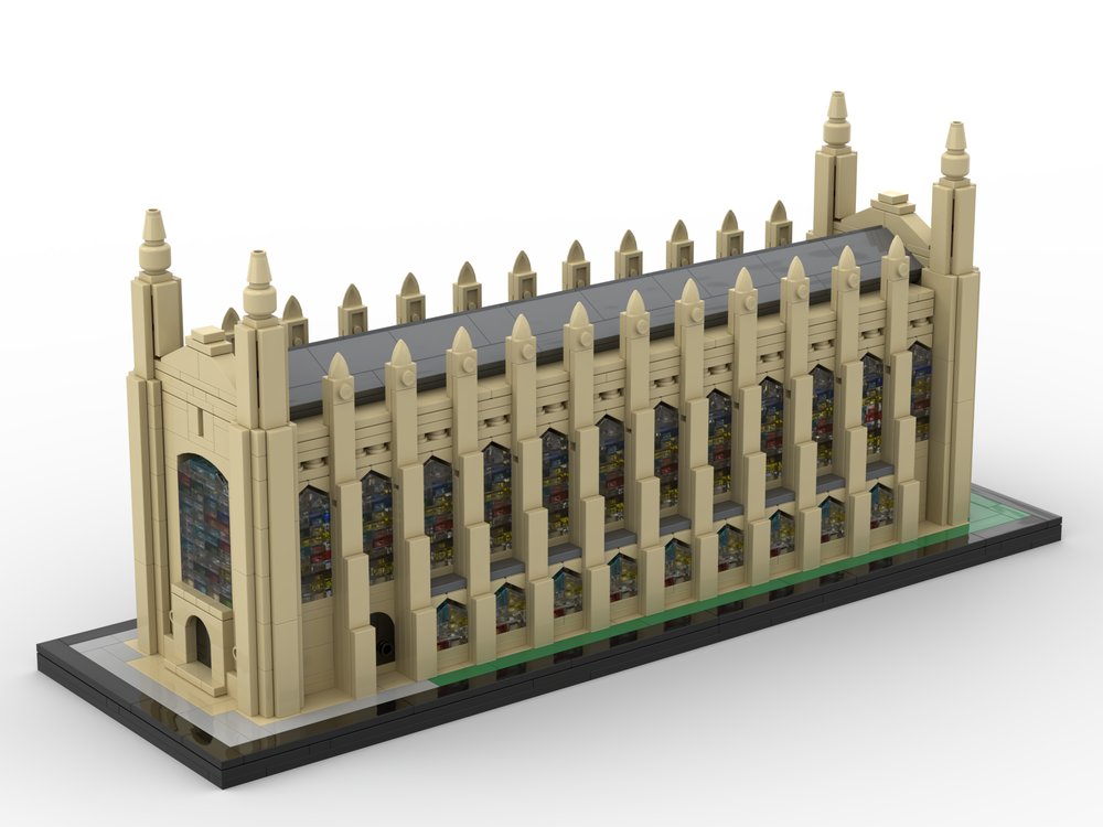 LEGO MOC King's College Cambridge by drbaggy