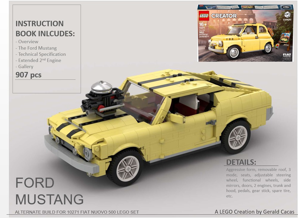 Fiat best sale lego set