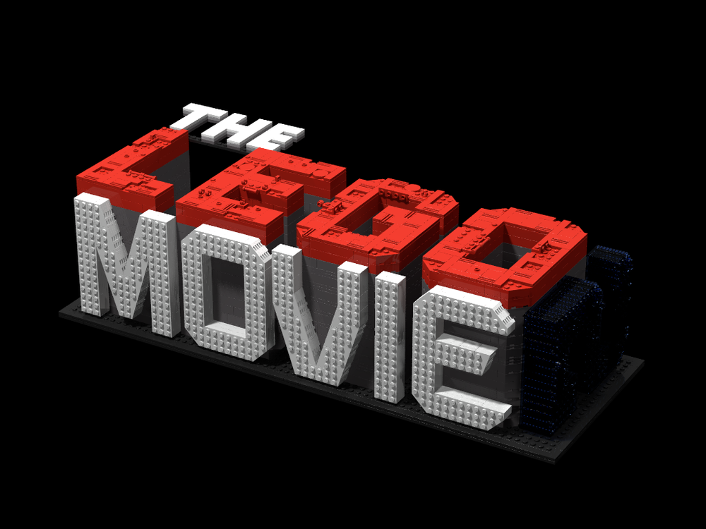 Lego Moc Lego Movie 2 Logo By Brian1997 Rebrickable Build With Lego