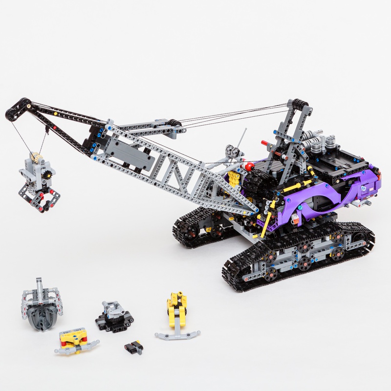 cocinar una comida Estadio polvo LEGO MOC Crawler Crane (42069 c-model, 42042 alternate) by klimax |  Rebrickable - Build with LEGO