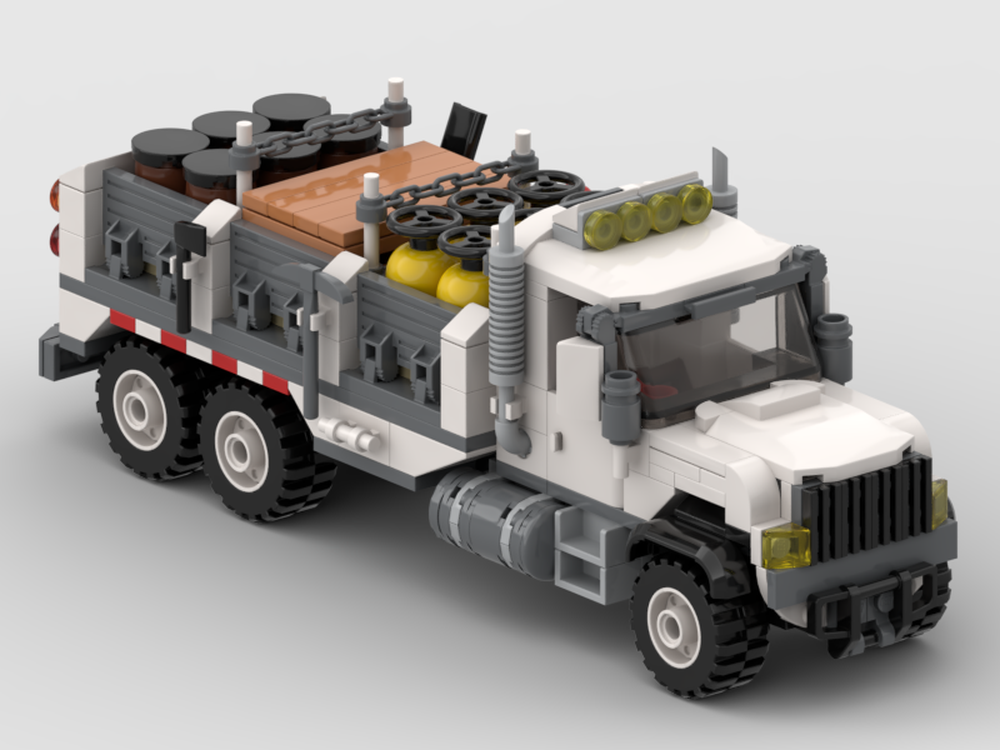 Lego Moc Heavy Duty Cargo Truck By Haulingbricks Rebrickable Build