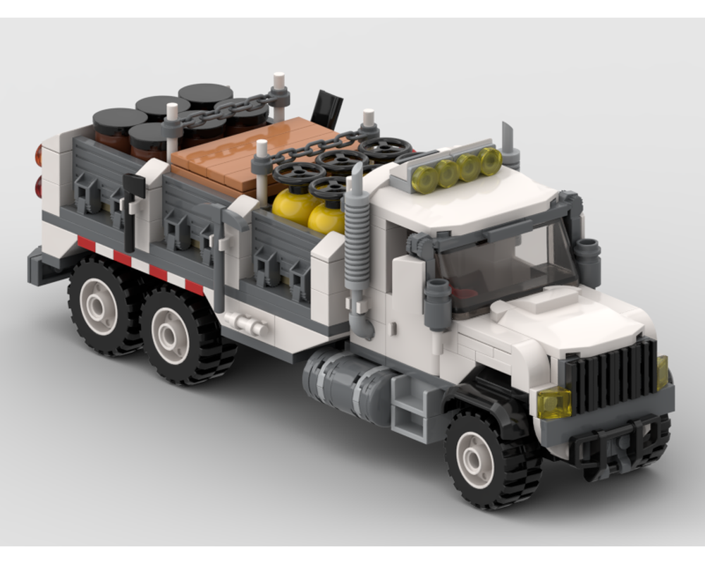 LEGO MOC Heavy Duty Cargo Truck by HaulingBricks | Rebrickable - Build ...