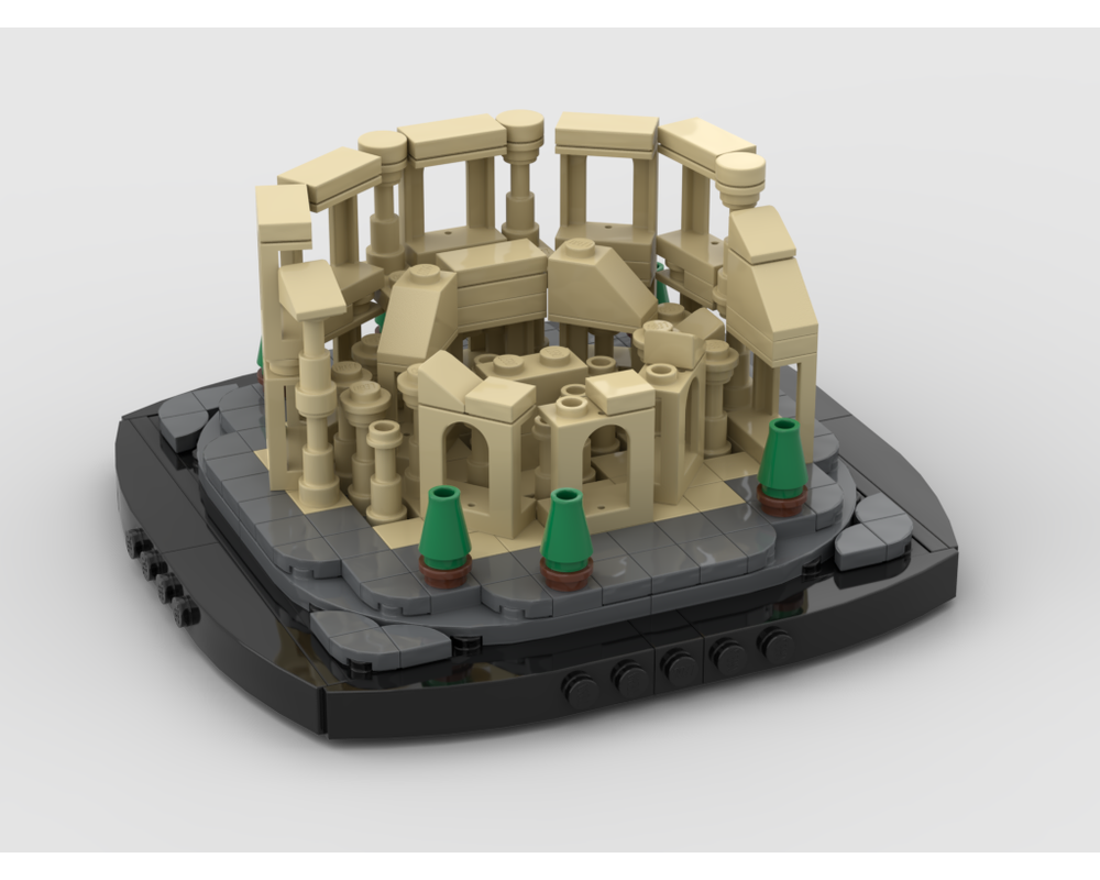 LEGO MOC Mini SET 10276 The Colosseum by gabizon | Rebrickable - Build ...