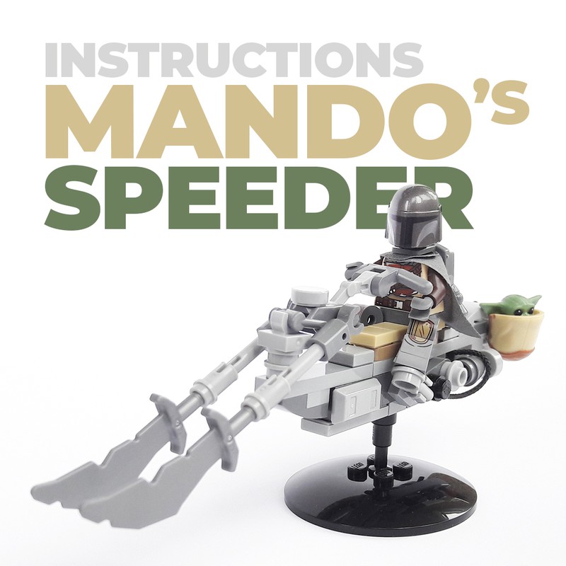 Lego star wars discount mandalorian speeder instructions