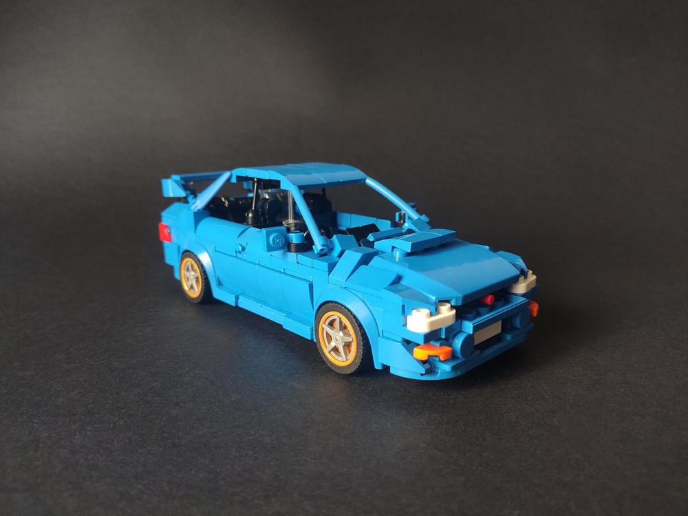 Lego Moc Subaru Impreza Wrx Sti Type R Version V Gc8 From Initial D By Fukusaku Rebrickable Build With Lego