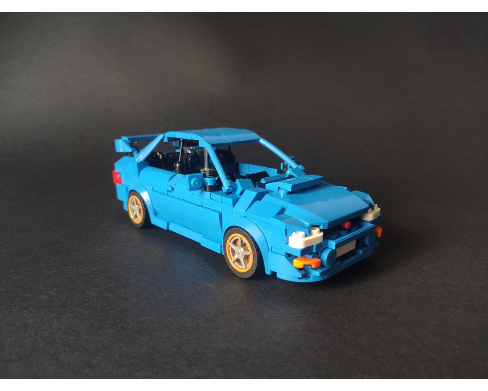 Lego Moc Subaru Impreza Wrx Sti Type R Version V Gc8 From Initial D By Fukusaku Rebrickable Build With Lego