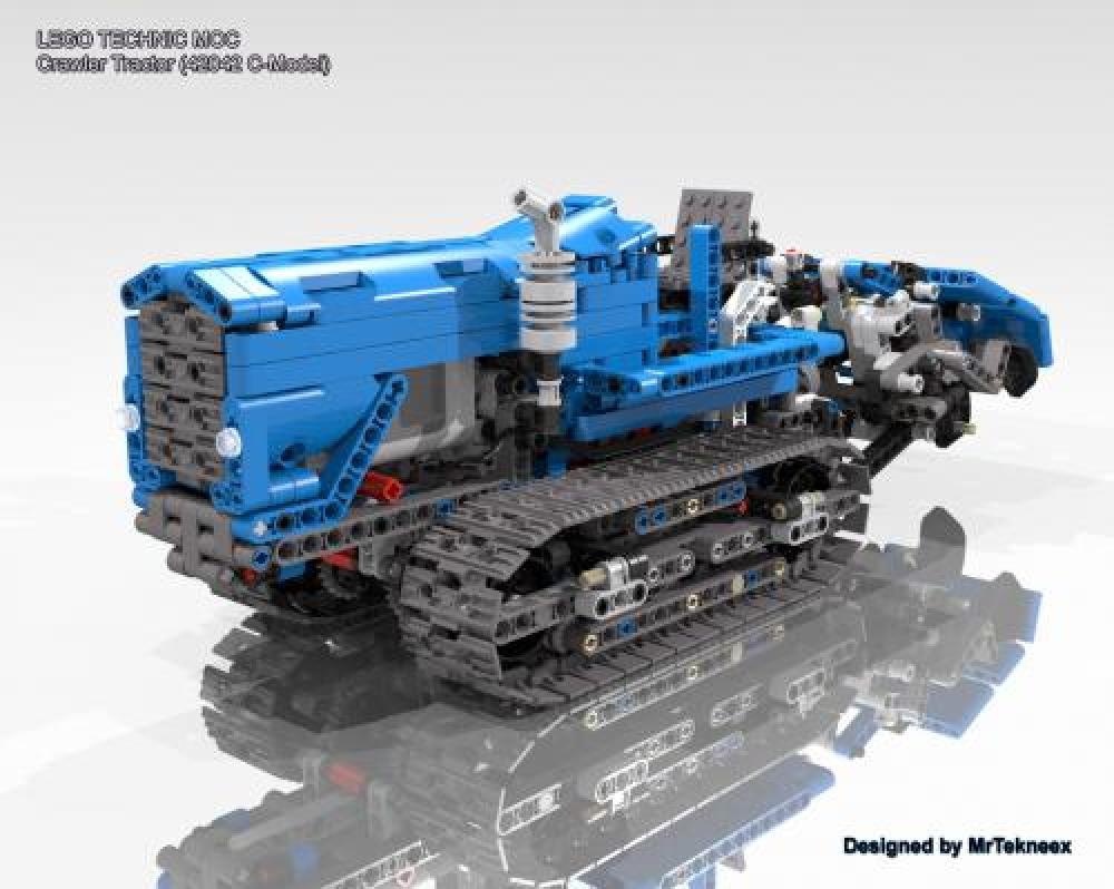 Infectar yeso Distracción LEGO MOC Crawler Tractor (42042 C-Model) by MrTekneex | Rebrickable - Build  with LEGO