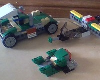 cargo truck and micro planes