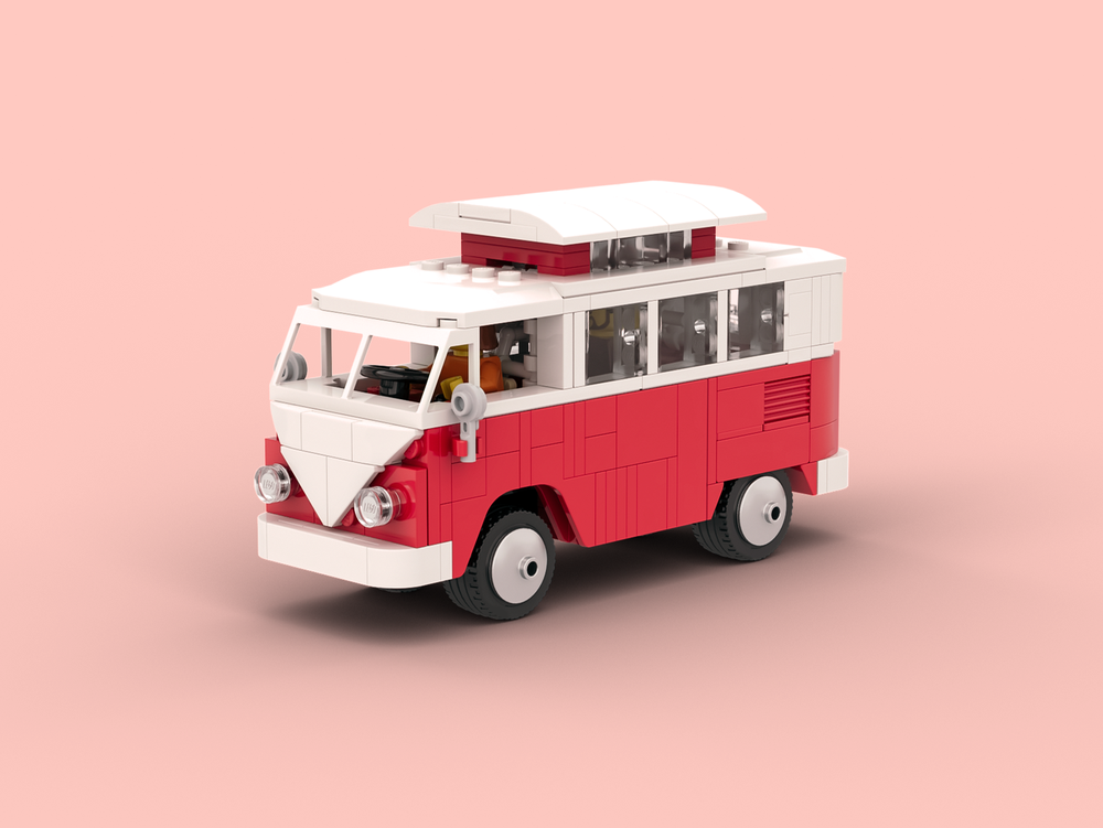 MOC VW T1 Split Screen camper by legocampervans | Rebrickable - Build with LEGO