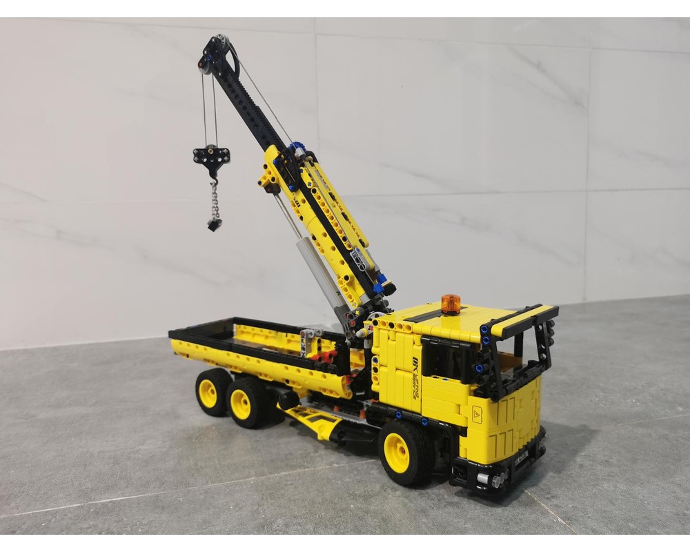 LEGO MOC Truck Mounted Crane by legoRookie2021 Rebrickable Build with LEGO