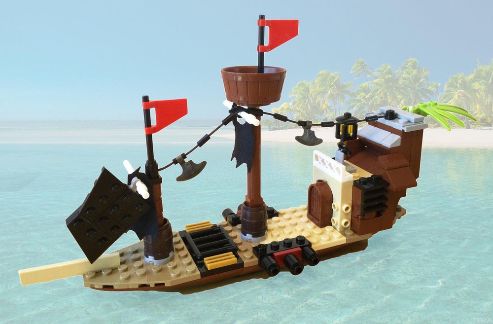 Modsige besværlige Supplement LEGO MOC Classic Pirate Ship by rowanandliam | Rebrickable - Build with LEGO