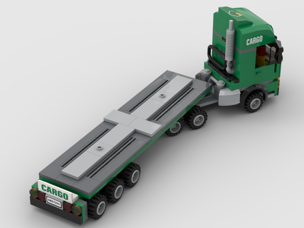 LEGO MOC-57253 Cargo Container Hauler by HaulingBricks | Rebrickable ...