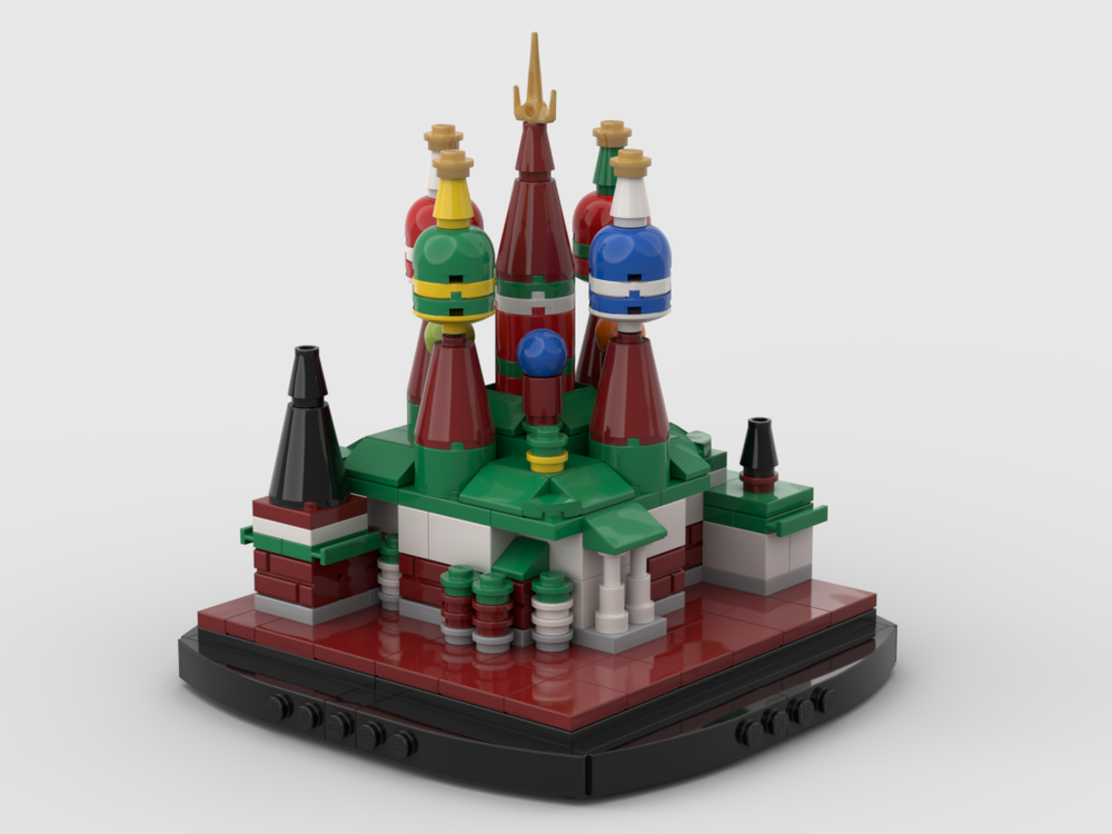 LEGO Mini Saint Basil's Cathedral Moscow by gabizon | Rebrickable - Build LEGO