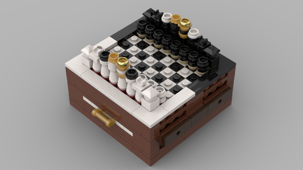 lego minifigure chess set